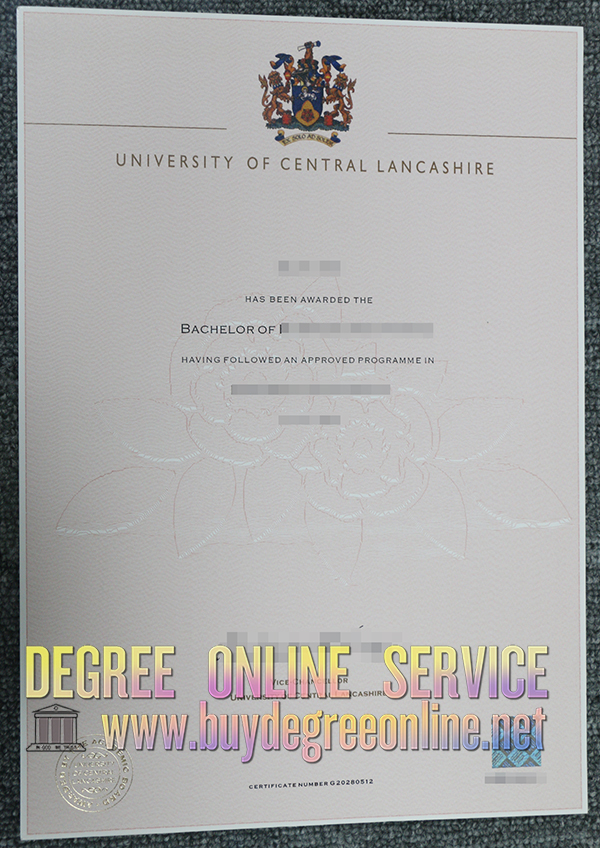 University of Central Lancashire degree