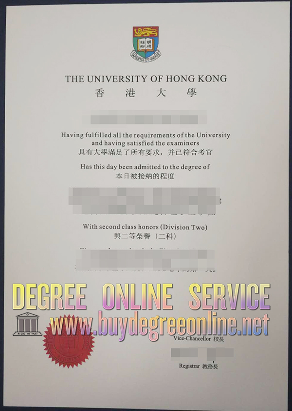 University of Hong Kong degree 