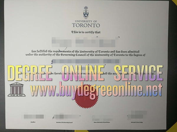 fake University of Toronto degree