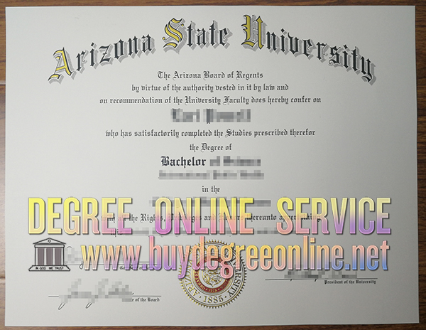 Arizona State University degree