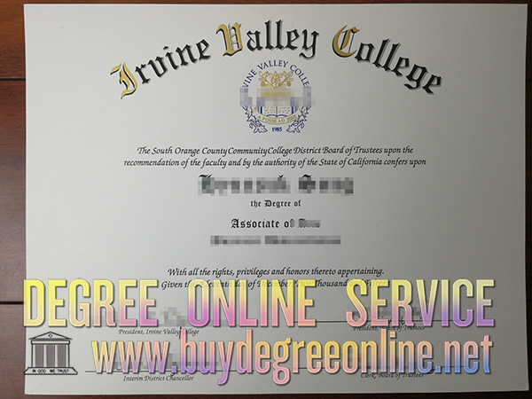 fake Irvine Valley College degree