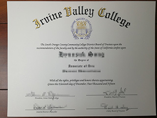 How much to buy a fake Irvine Valley College degree online