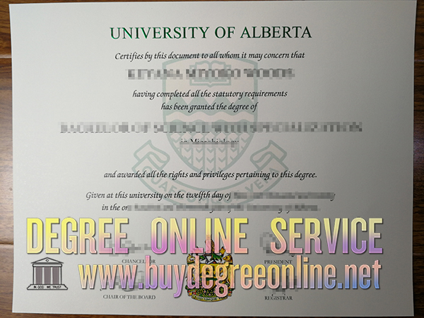 University of Alberta degree 