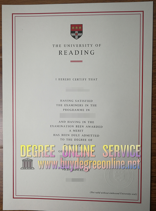 University of Reading degree