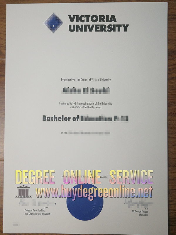 Victoria University Melbourne fake degree