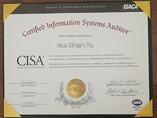 Fake Certified Information Systems Auditor certificate, buy CISA certificate