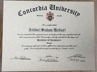 How long to buy a fake Concordia University degree from Canada