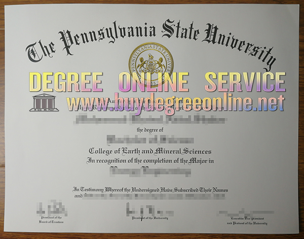 Pennsylvania State University degree