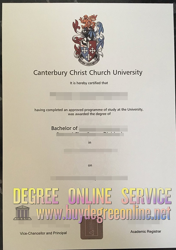 Canterbury Christ Church University degree