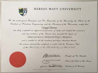 Do you want to buy the fake Heriot-Watt University degree and transcript？