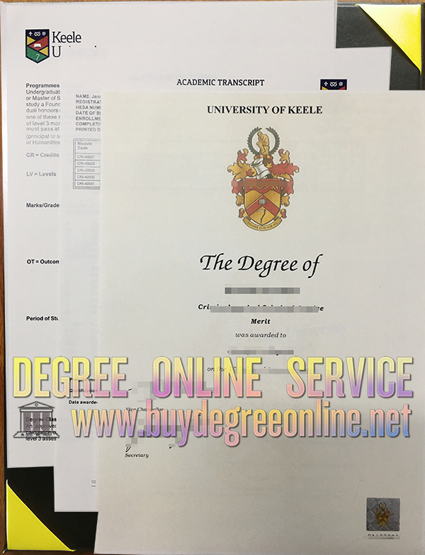  Keele University degree