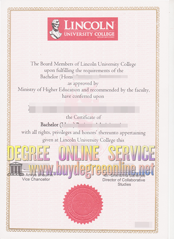 Lincoln University College degree