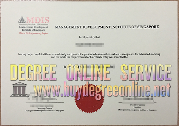 Management Development Institute of Singapore diploma