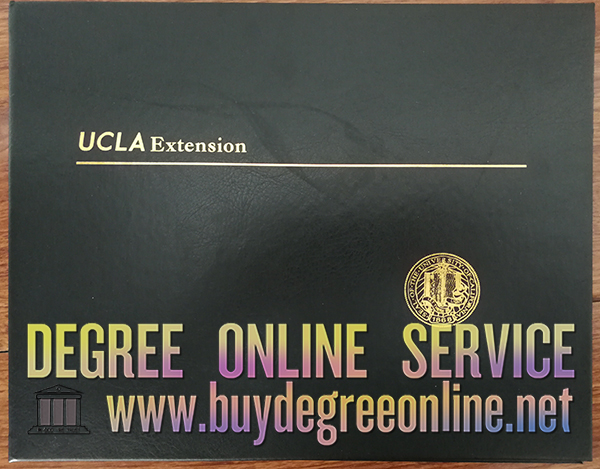 UCLA Extension leather cover