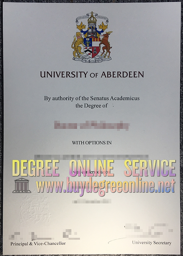 University of Aberdeen degree