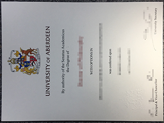 Fake University of Aberdeen degree from England for sale here