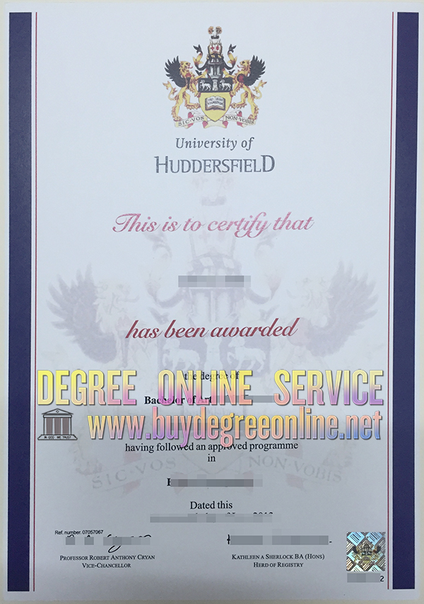 University of Huddersfield degree