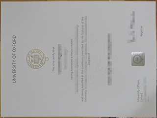 A copy of University of Oxford degree from England for sale online