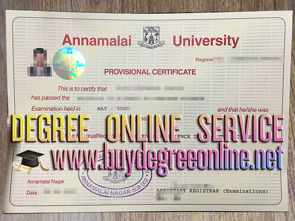 Annamalai University degree