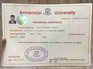 Fake Annamalai University degree from India, buy Indian diploma and transcript