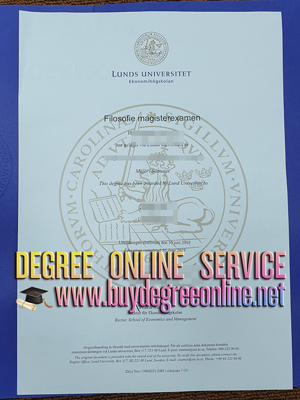 Lunds universitet degree