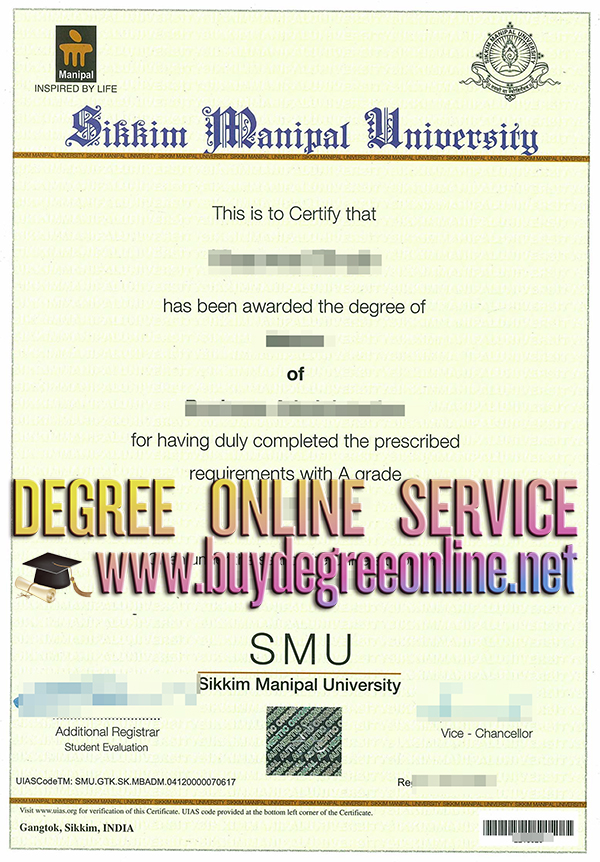 Sikkim Manipal University fake degree