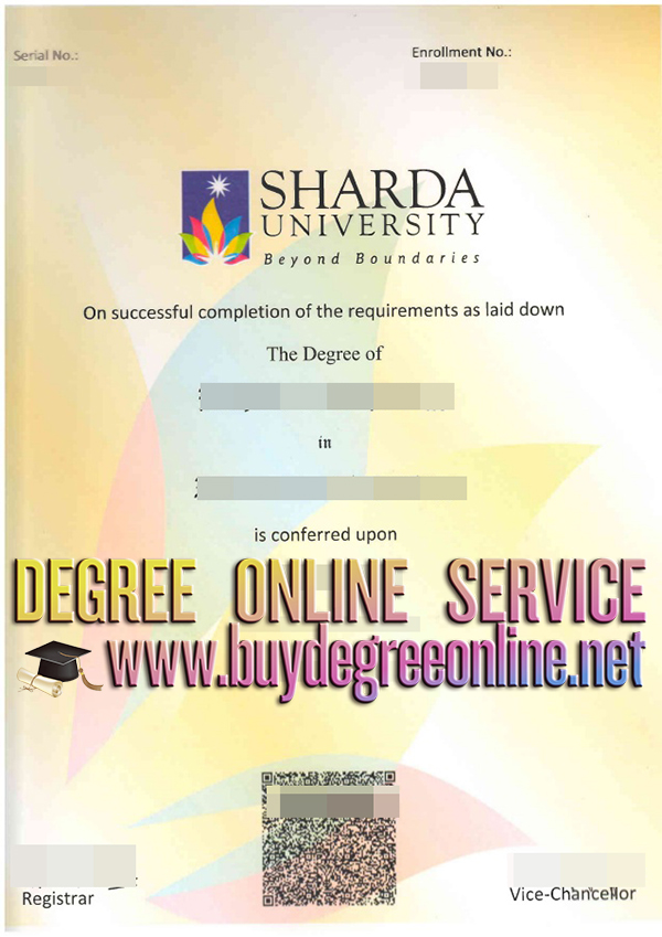 Sharda University degree