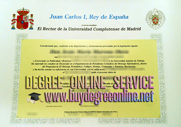 Universidad Complutense de Madrid degree