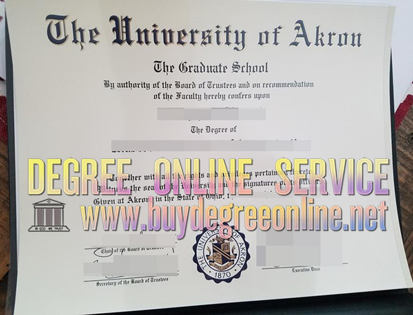 University of Akron degree