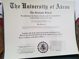 Purchase a fake University of Akron degree, buy UA degree from America