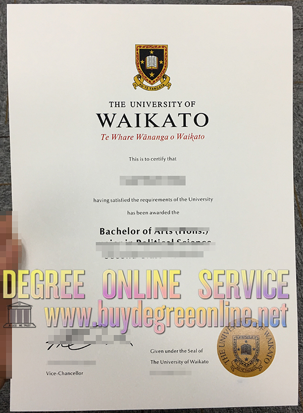 University of Waikato degree