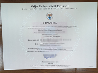 Order a fake Vrije Universiteit Brussel diploma from Belgium online