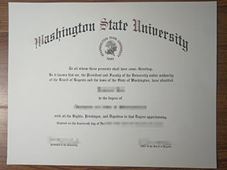 The specific process to buy a copy of Washington State University degree