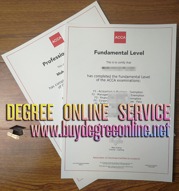 ACCA Professional Level certificate