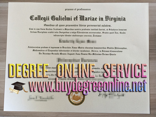 College of William and Mary diploma