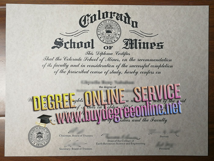 Colorado School of Mines degree