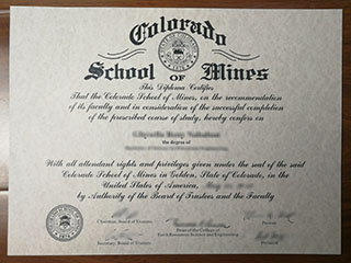 How to order a fake Colorado School of Mines diploma online