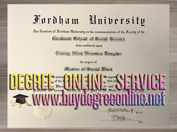  Fordham University diploma