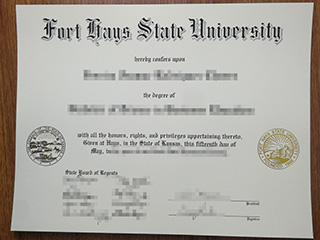 Order a fake Fort Hays State University diploma, buy a fake FHSU degree