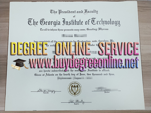 Georgia Institute of Technology diploma