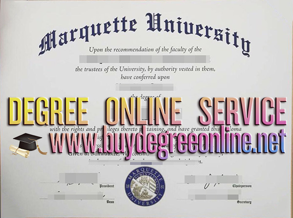 Marquette University diploma