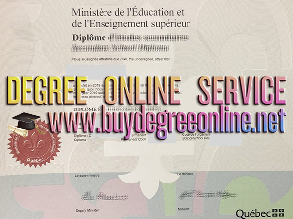 Quebec Diploma of College Studies diploma