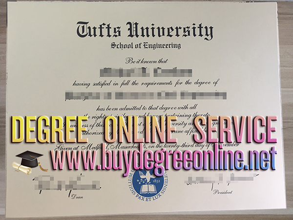 Tufts University diploma