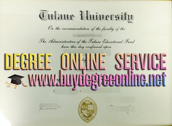 Tulane University diploma