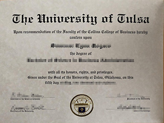 Buy a fake University of Tulsa diploma online, purchase a fake TU degree