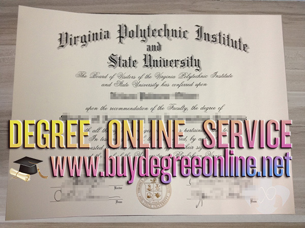 Virginia Polytechnic Institute and State University diploma