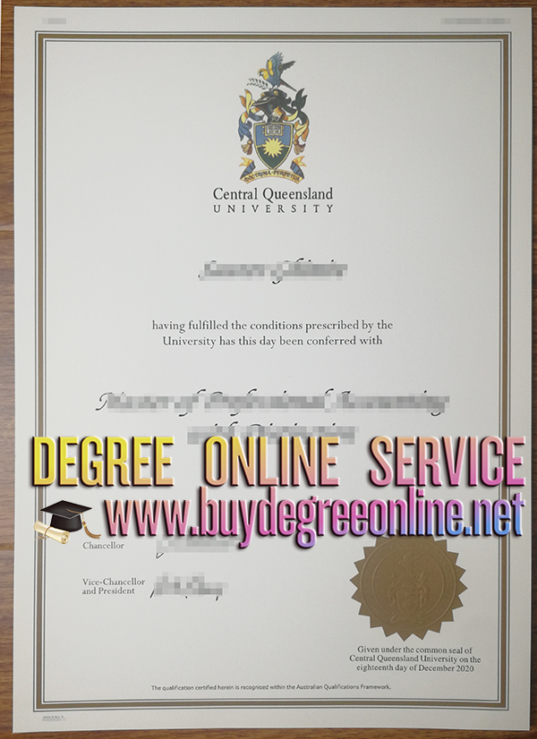 Central Queensland University degree