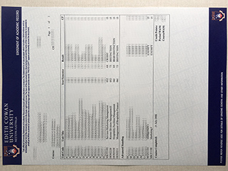 Order a fake Edith Cowan University transcript, buy Australian ECU diploma