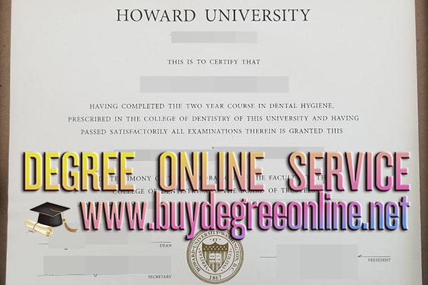 Howard University diploma