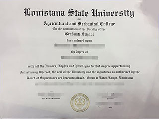 Where to order a fake Louisiana State University degree, buy LSU fake diploma